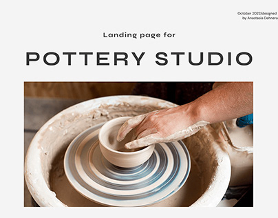 Landing for pottery studio