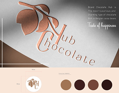 Chocolate Hub logo Branding