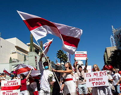 Los Angeles Rally in Support of Belarus
