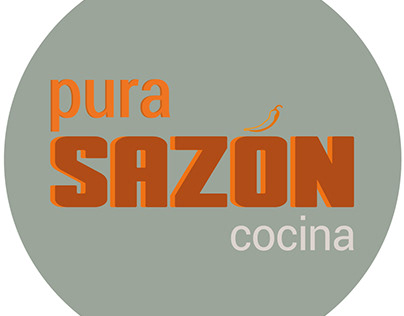 Diseño logo de marca y menú