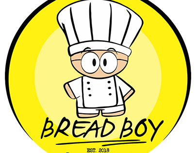 Bread Boy Logo - Bake & Cakery Project