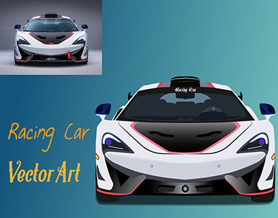Racing Car Vector Art