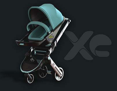 XE / The stroller and child seat