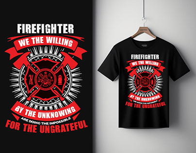 firefighter t shirt design