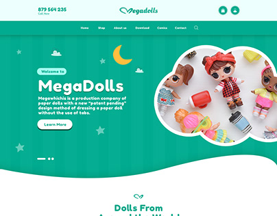 Mega Dolls Web Design