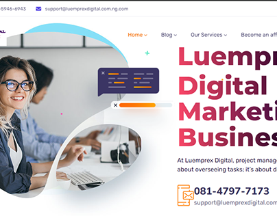 Web Design for Luemprex Digital