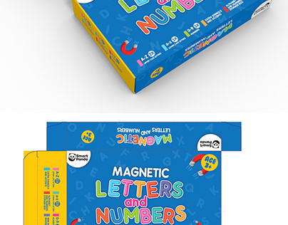 Magnetic Letters and Numbers packaging
