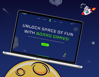 Board game - Landing page