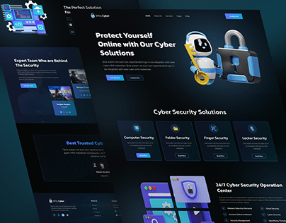 CyberSecurity Landing Page