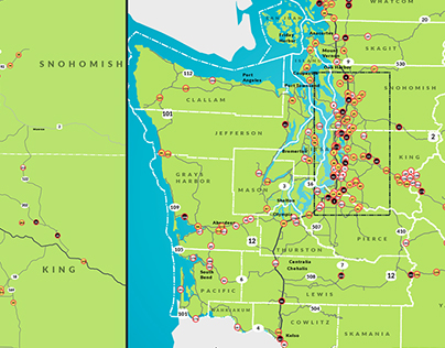 Connecting Washington Project Map