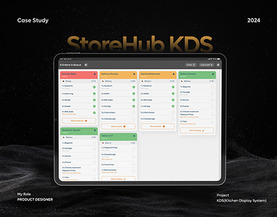 Kitchen Display Systems (KDS) | UX Design | UI Design
