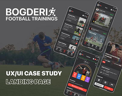Project thumbnail - Landing Page | Football App | UX/UI Design | Web design