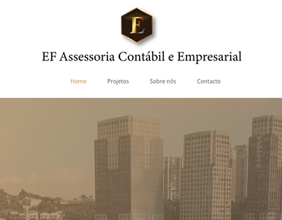 Site EF Assessoria Contábil e Empresarial