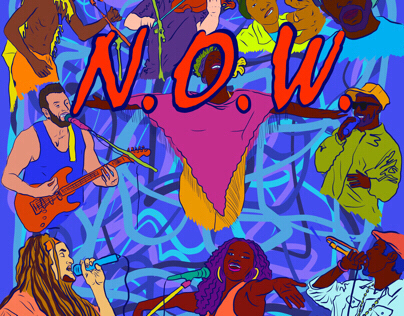 Poster and Album Cover for “N.O.W.”