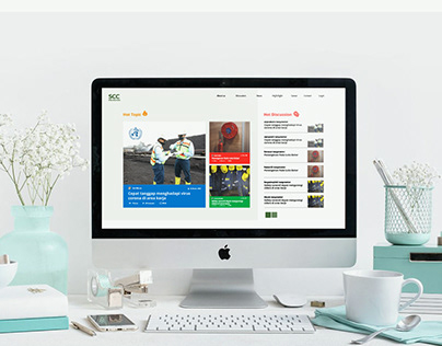 Concept UI Website for SCC (Safety Culture Center)