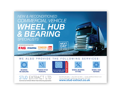 Advertisement Design for CV Hubs & Bearings Ltd