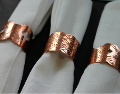 My Wedgewood Arris inspired napkin rings