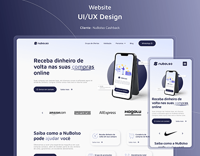 Website | Nubolso Cashback (UI/UX Design)