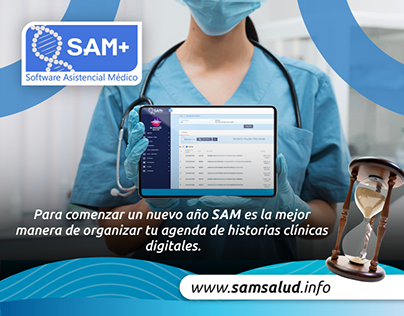 SAM Salud Software UI/UX Design