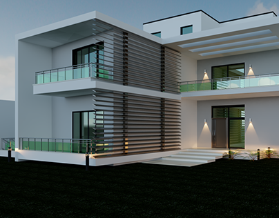Design and 3D Modeling Qatar's Villa
