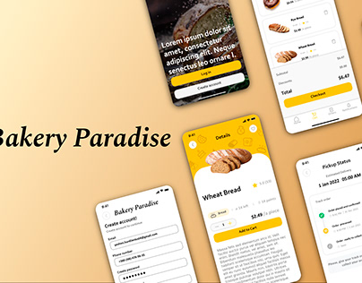 Bakery Paradise - UI/UX Design