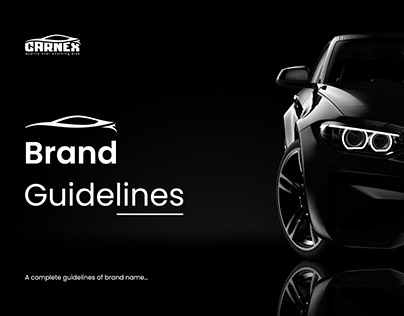 Carnex Logo Design Brand Guidelines | Car