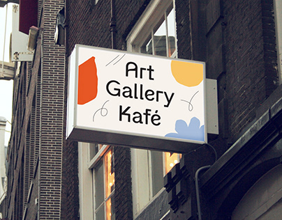 Art Gallery Kafé — Brand Identity Concept