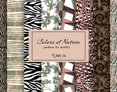 Colors of Nature (pattern for textiles)