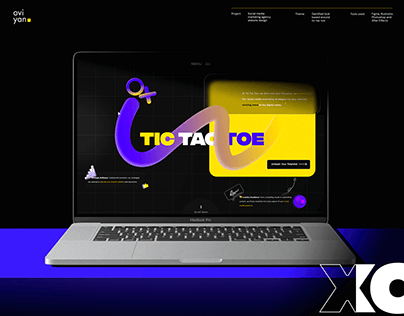 TicTacToe - Marketing Agency Website Design