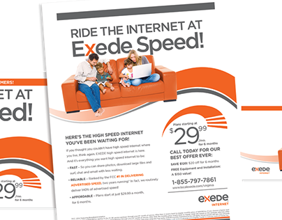 Exede Direct Mail Campaign