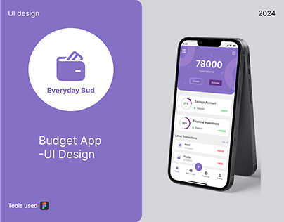 Everyday Bud/ Budget App UI design
