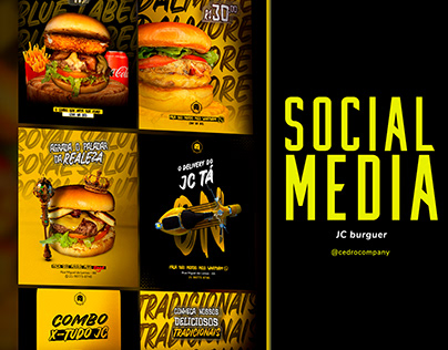 social media - hamburgueria