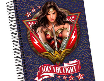 Wonder Woman VA 2019 para cadernos Jandaia ©wb