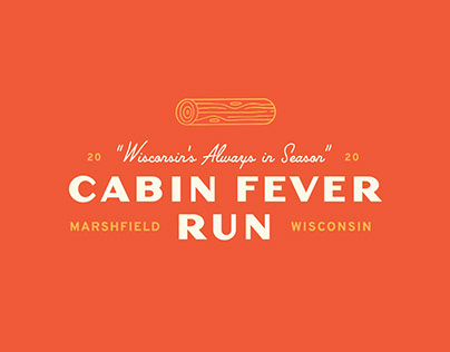 Cabin Fever Run Brand Identity