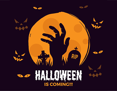 Halloween invitation | Card and flyer design