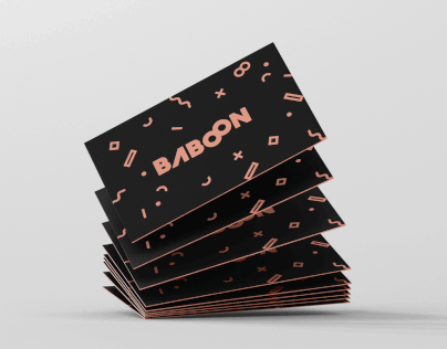 Business Cards - Baboon