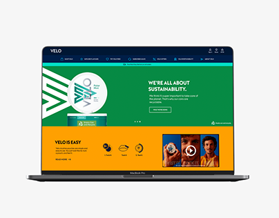 Velo - E-commerce Website Re-design