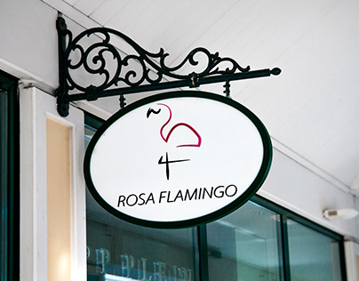 Stúdio de estética rosa Flamingo