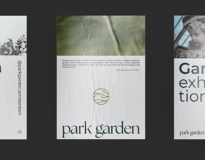 Project thumbnail - Park Garden brand identity / exibitions