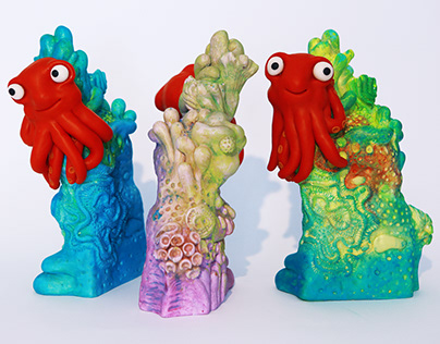 Octopus Barbara( Trophy for Film festival )