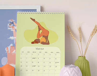 Ilustrated Yoga Calendar 2023