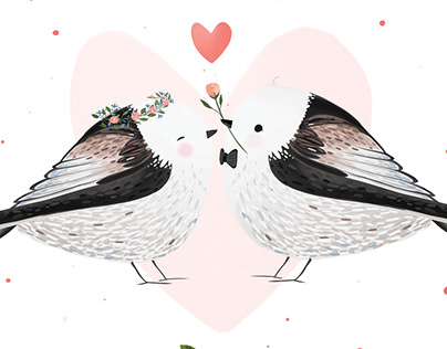 birds | wedding invitations