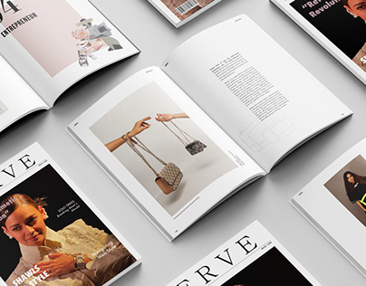 Serve: Magazine design
