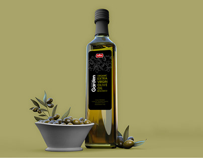 Olive oil labels mockup