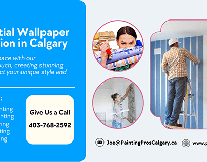 Residential Wallpaper Installation in Calgary