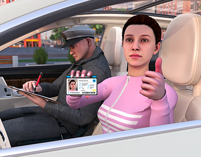 Car Driving School Game Screenshot