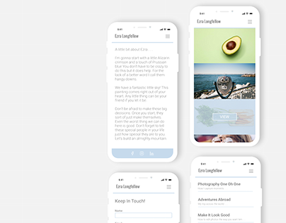 Adobe Xd Daily Challenge -- Freelance Mobile View