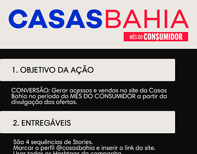 Casas Bahia mes do consumidor