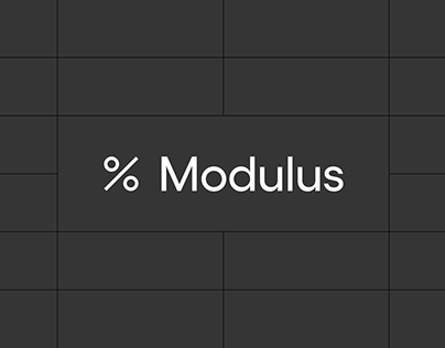 Modulus Brand Identity, Web Design & Development