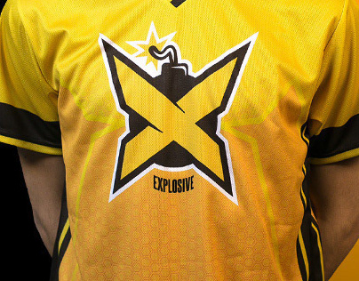 Explosive esports logo + jersey 2015